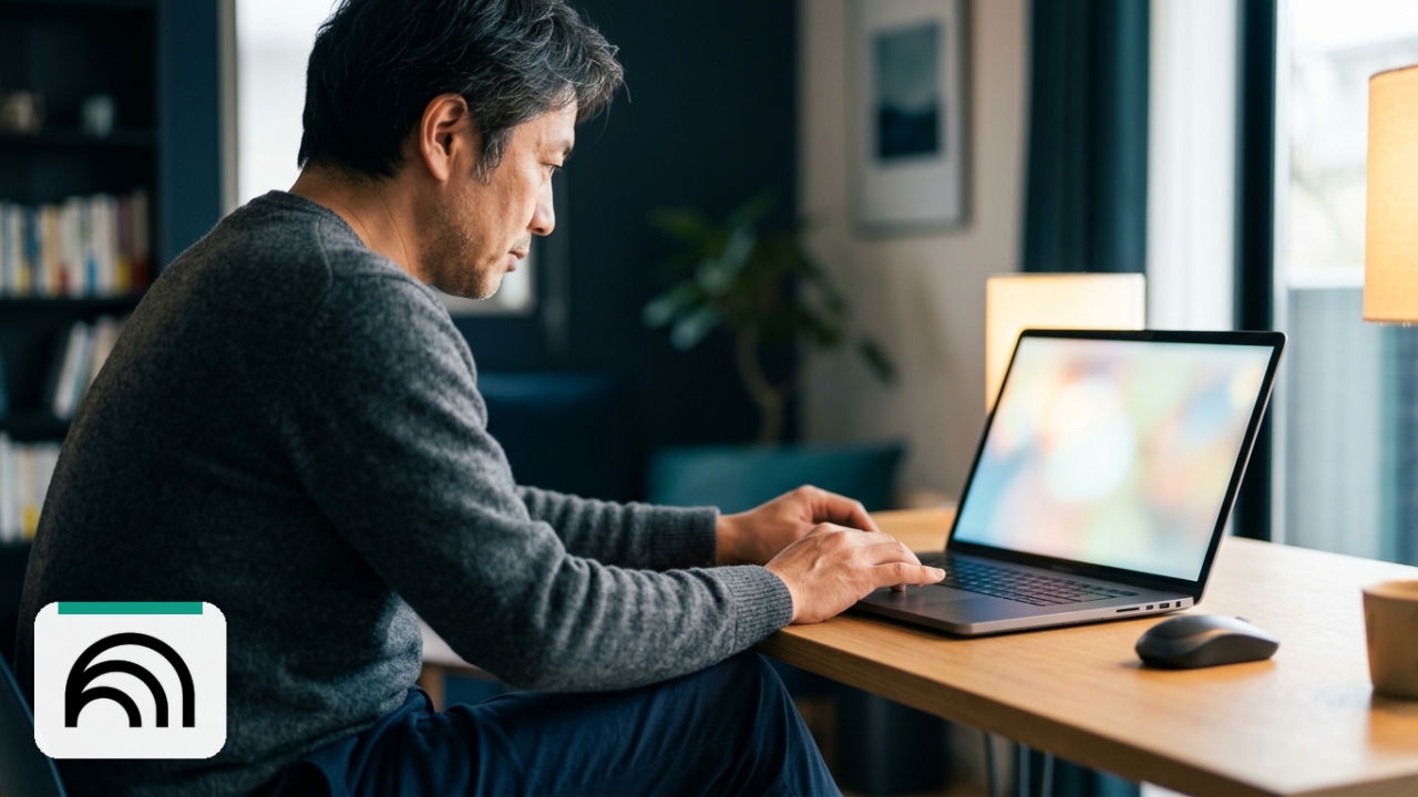 NotebookLMでソースが読み込めない原因をパソコンの画面の前で確認している様子